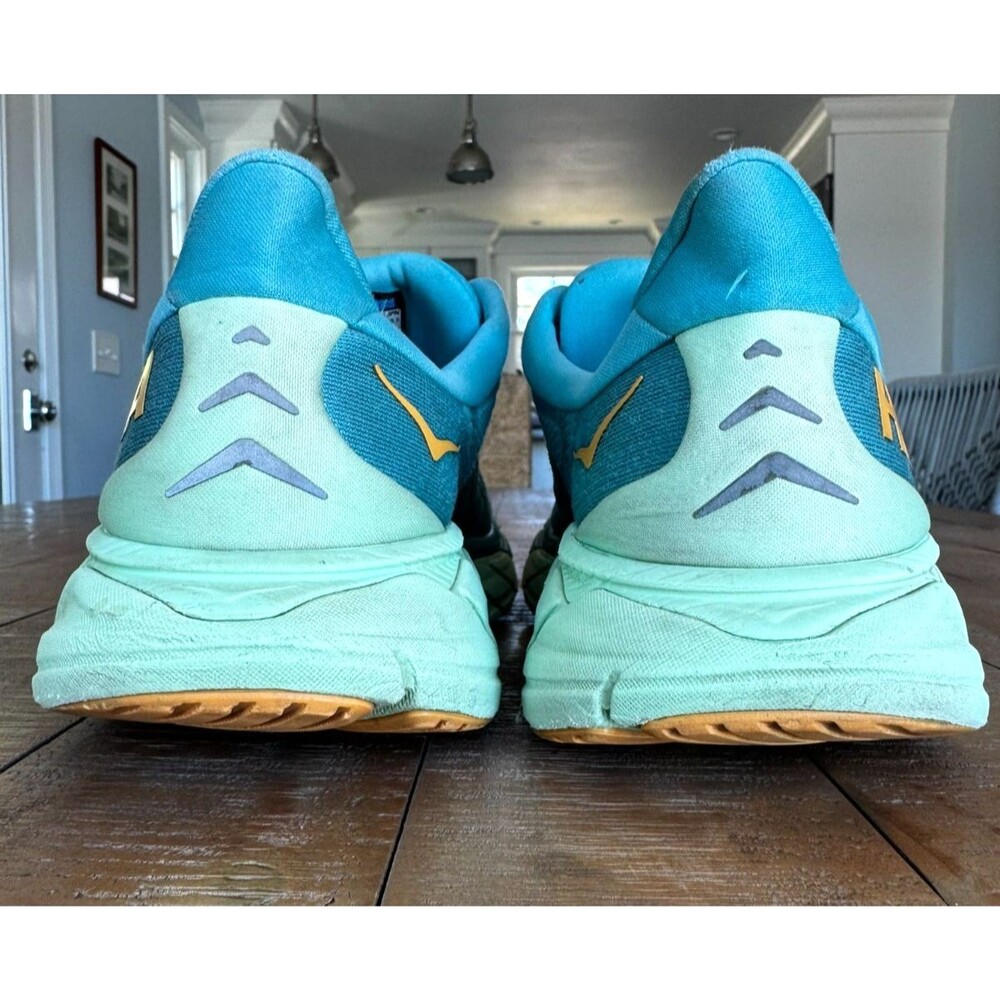 Hoka One Arahi 6 Ocean Mist Lime Green Women's Running Sneaker Trainer Size 8.5D - Picture 6 of 12